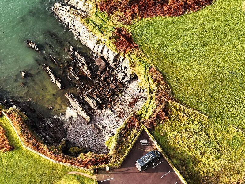 Perfekter Spot für den Van