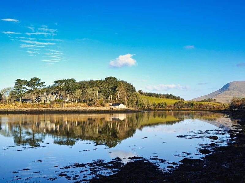Clew bay bei der Burrishole Abbey