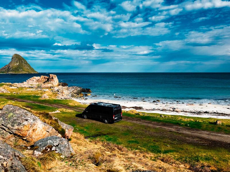 Stellplatz vor dem Vogelfelsen