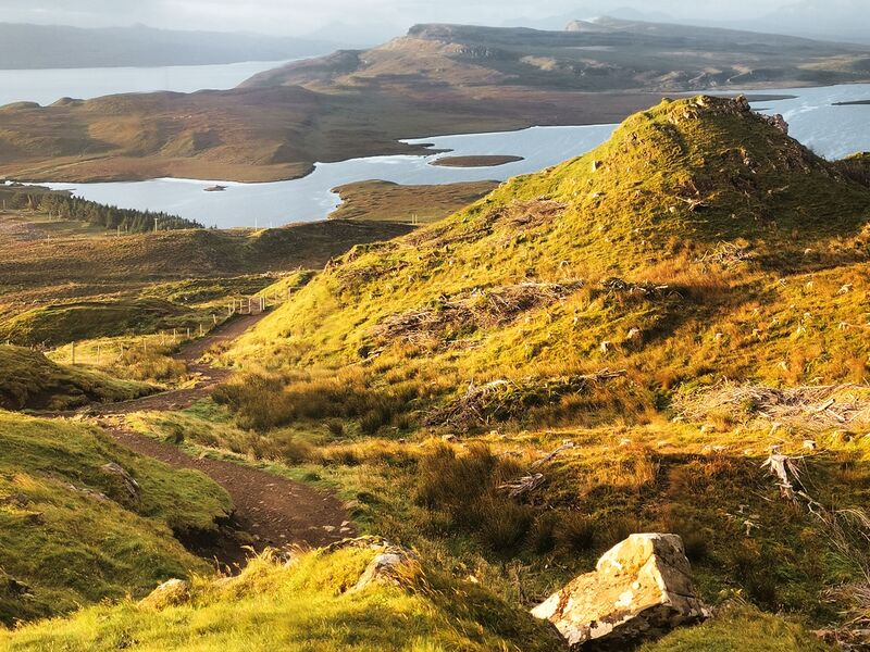 Blick auf das Loch Leathan