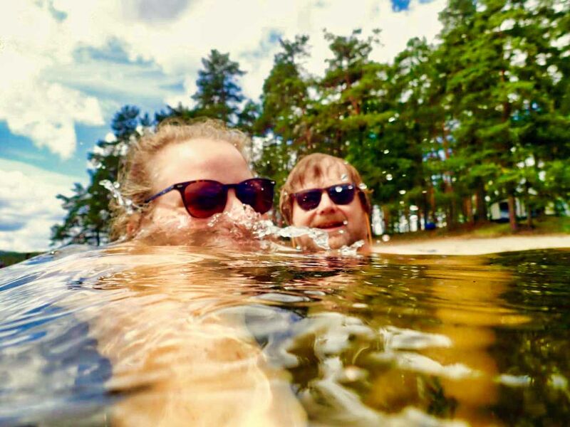 Badespaß am Hornnes Camping