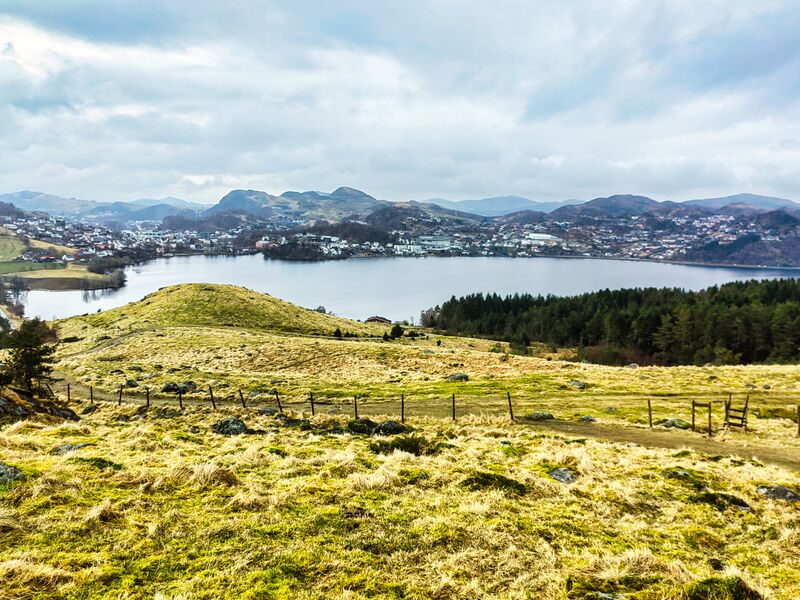 Ålgård von oben