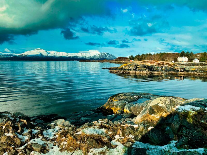 … am nächsten Morgen mit Neuschnee