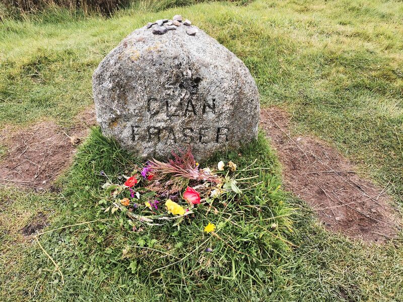 Clan Fraser Gedenkstein auf Culloden