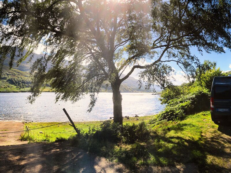 Stellplatz am Loch Leven